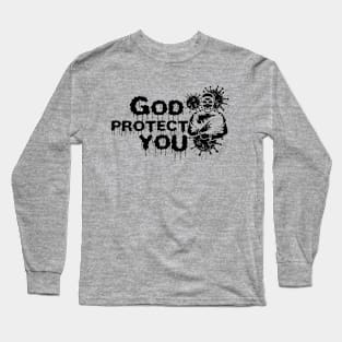 God Protect You From Covid-19 Long Sleeve T-Shirt